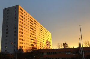 Sunnan 16 i solnedgång